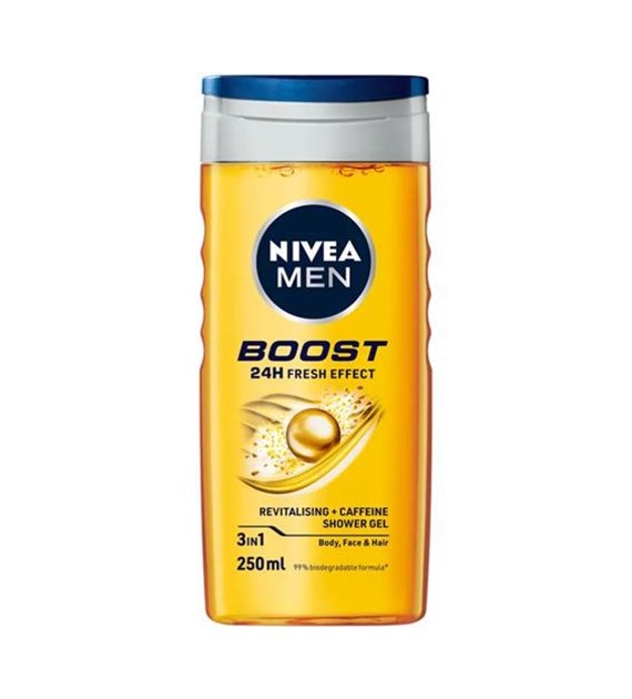 Nivea Men Boost Revitalising Caffeine Gel 250ml