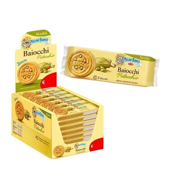 Mulino Bianco Baiocchi Pistacchio 42x3szt 1,1kg