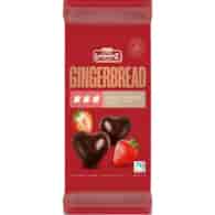 Lambertz Gingerbread Dark Strawberry Serca 150g