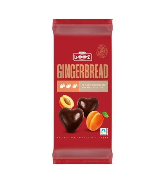 Lambertz Gingerbread Dark Apricot Serca 150g