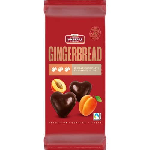 Lambertz Gingerbread Dark Apricot Serca 150g