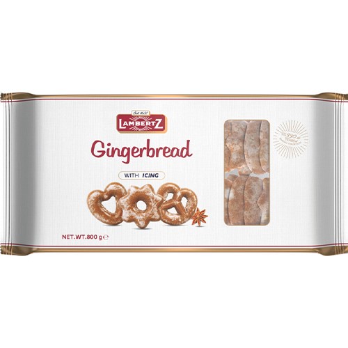 Lambertz Gingerbread with Icing Pierniki 800g