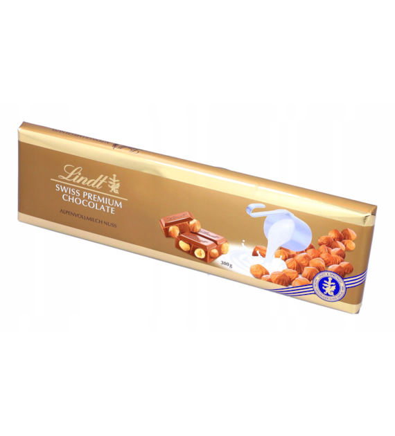 Lindt Swiss Premium Chocolate Nuss Czekolada 300g