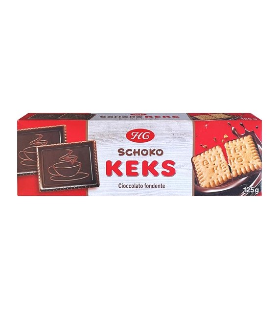 HG Schoko Keks Ciemna Ciastka 125g
