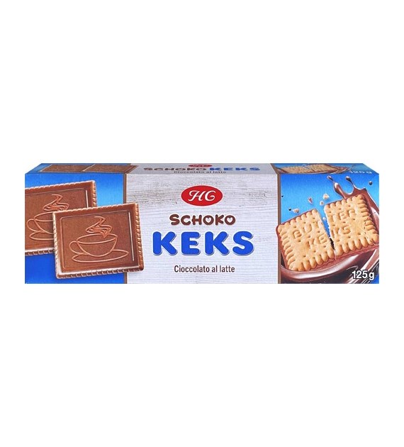 HG Schoko Keks Mleczna Ciastka 125g