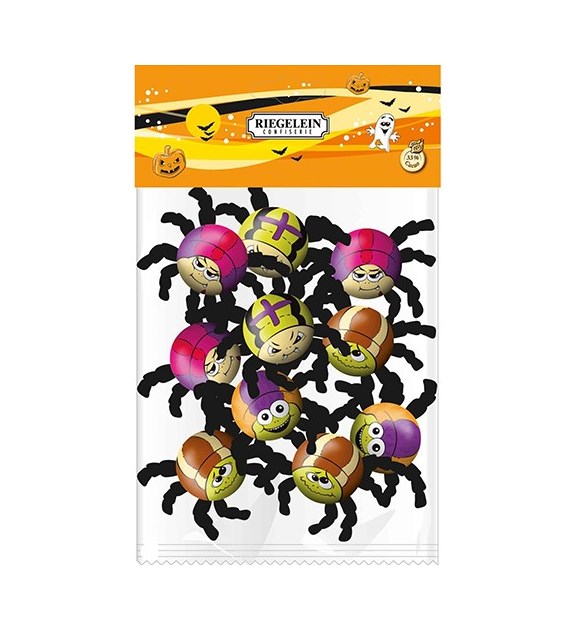Riegelein Pająki Halloween Czekoladki 50g