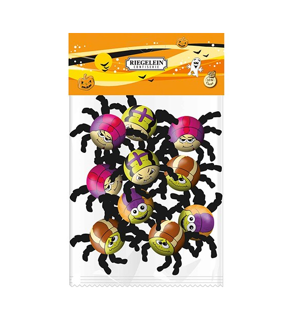 Riegelein Pająki Halloween Czekoladki 50g