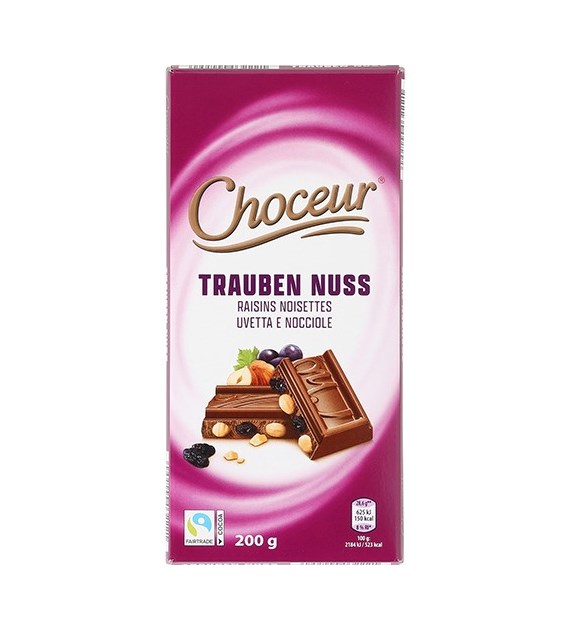 Choceur Trauben Nuss Czekolada 200g