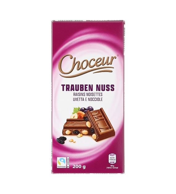 Choceur Trauben Nuss Czekolada 200g
