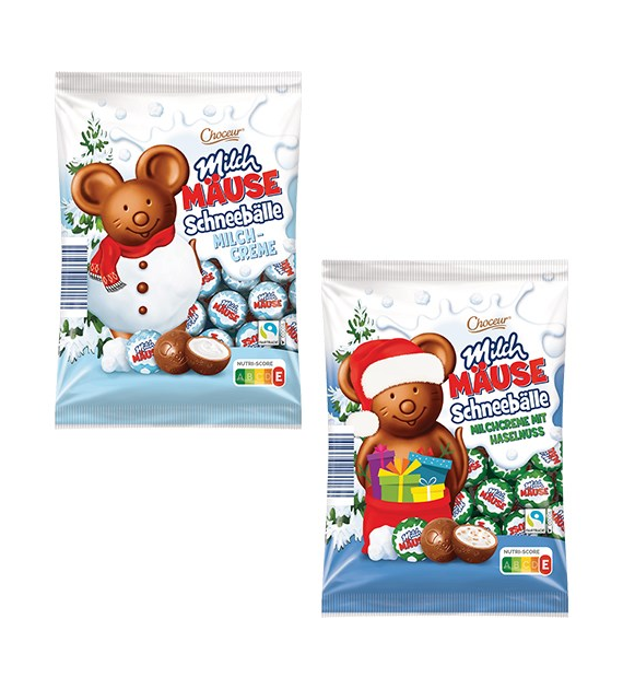 Choceur Milch Mause Schneeballe MIX 130g