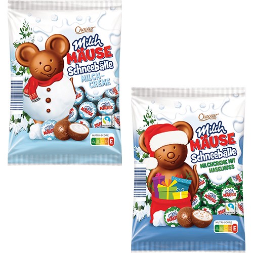 Choceur Milch Mause Schneeballe MIX 130g