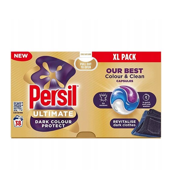 Persil Ultimate Dark Colour Protect Caps 38p 801g