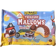 Snazzles Treasure Mallows Biscuits 120g