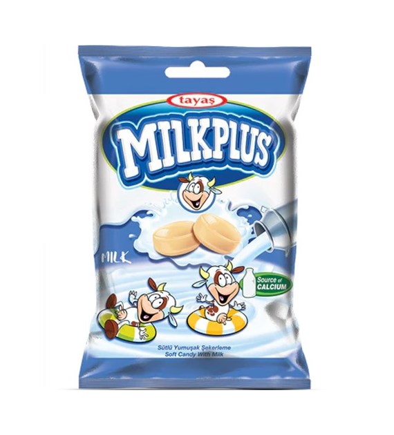 Tayas Milkplus Soft Candy with Milk Cukierki 170g