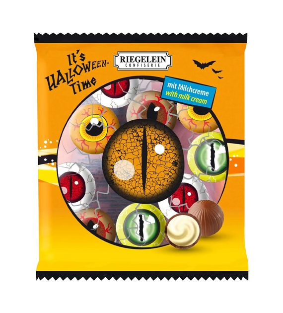 Riegelein It's Halloween Time Czekoladki Oczy 150g