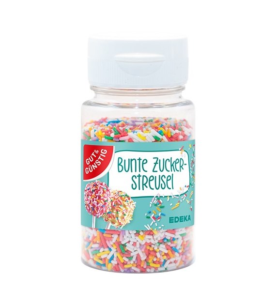 G&G Bunte Zuckerstreusel Posypka Cukrowa 75g