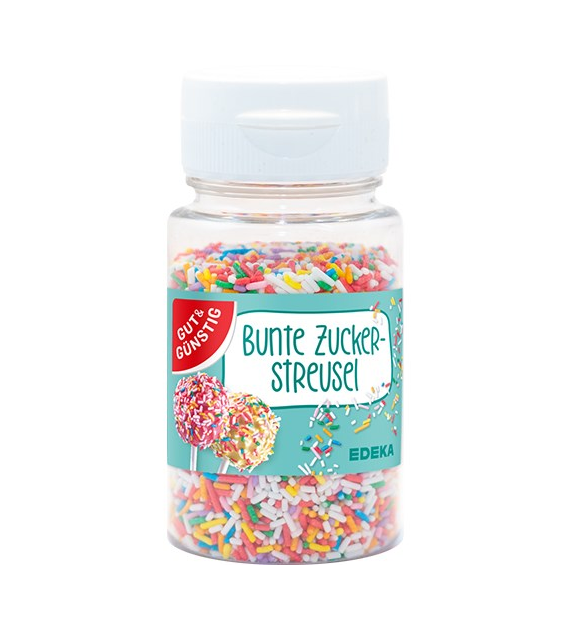 G&G Bunte Zuckerstreusel Posypka Cukrowa 75g