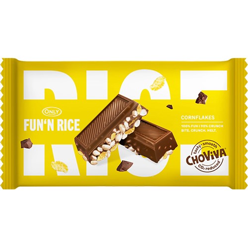 Only Fun'n Rice Cornflakes ChoViva 100g