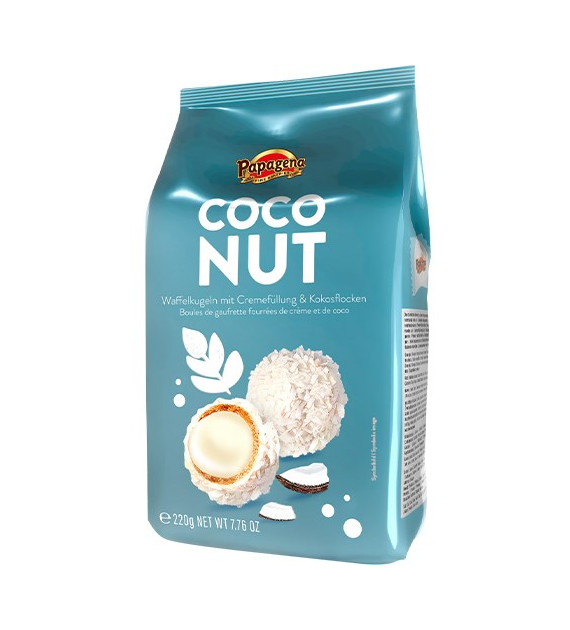 Papagena Coconut Waffelkugeln Kulki 220g