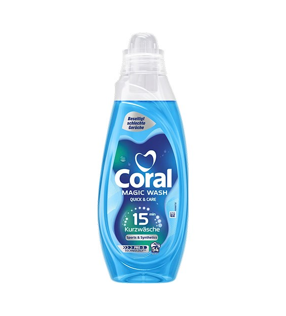 Coral Magic Wash Quick & Care Sport 54p 2,1L