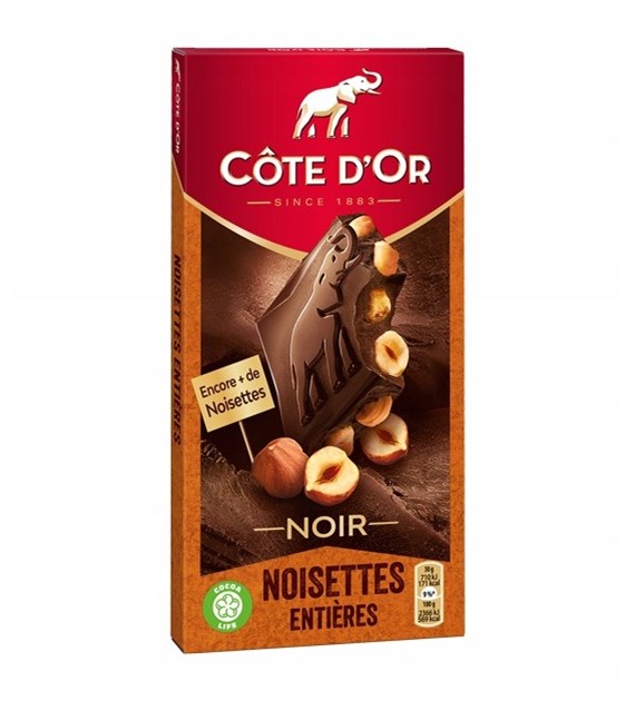 Cote D'Or Noisettes Noir Czekolada 180g
