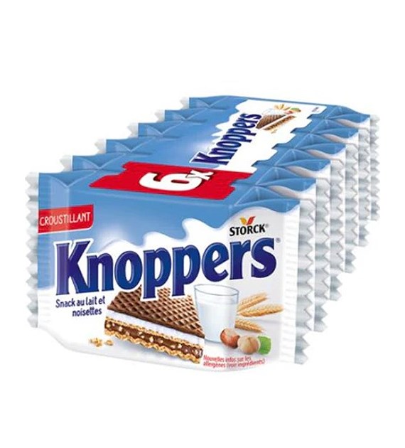 Knoppers 6szt 150g