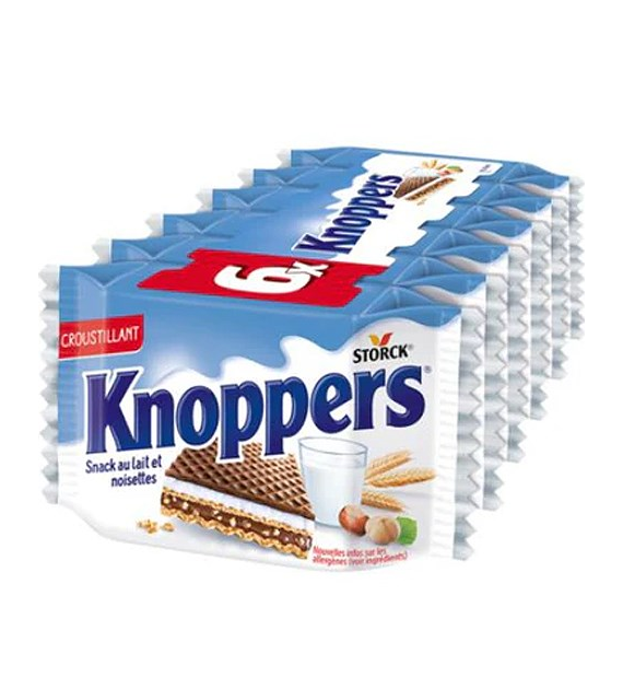 Knoppers 6szt 150g