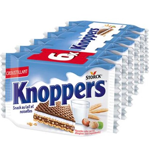 Knoppers 6szt 150g