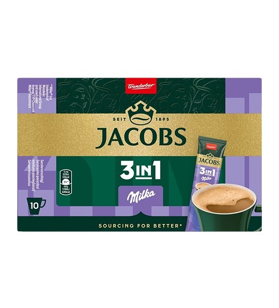 Jacobs 3in1 Milka Saszetki 10szt 124g