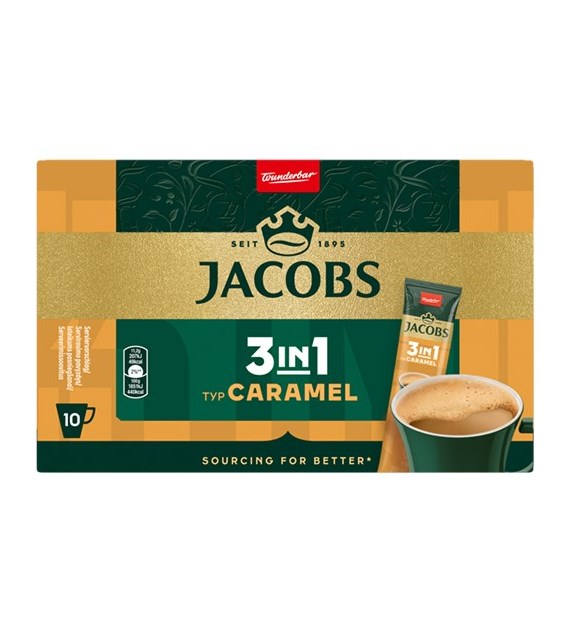 Jacobs 3in1 Caramel Saszetki 10szt 112g