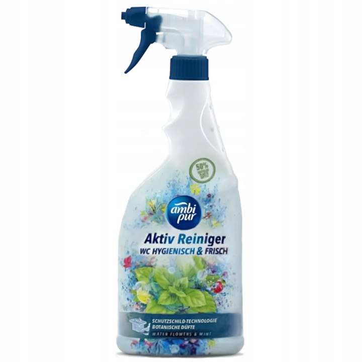 Ambi Pur WC Activ Water Flowers Mint Spr 750ml