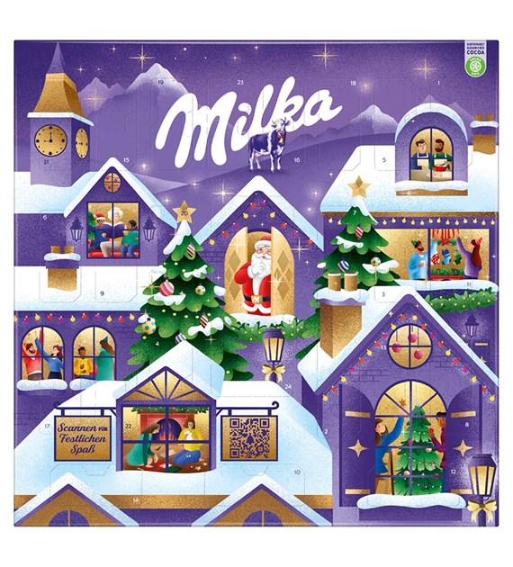 Milka Kalendarz Adwentowy Domki 238g