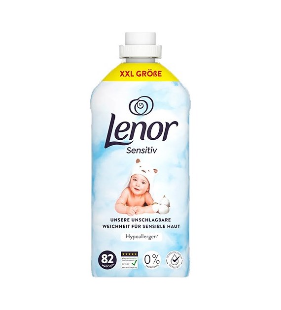 Lenor Sensitiv Płuk 82p 1,7L