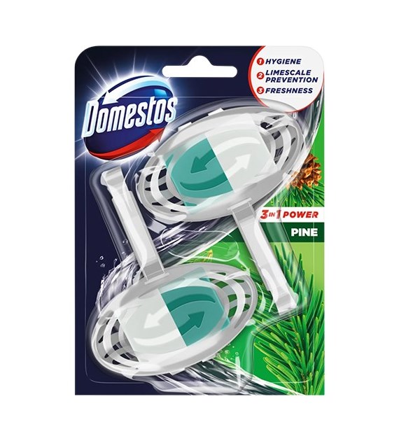 Domestos 3in1 Power Pine WC Zawieszka 2x35g