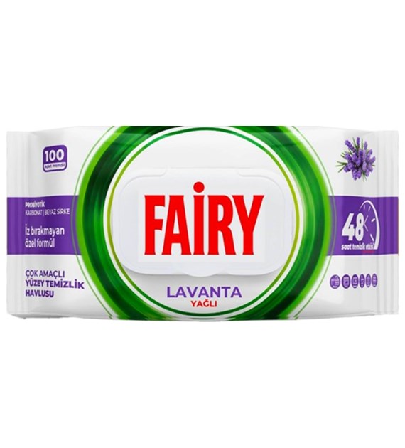 Fairy Chusteczki Uniwersalne Lawenda 100szt