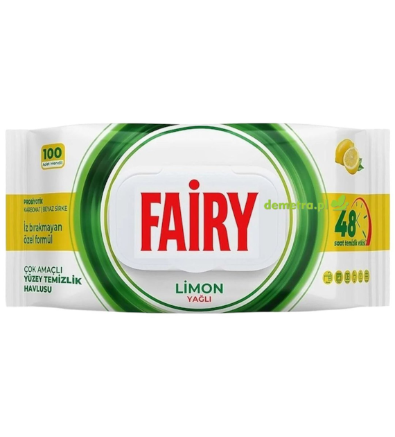 Fairy Chusteczki Uniwersalne Lemon 100szt
