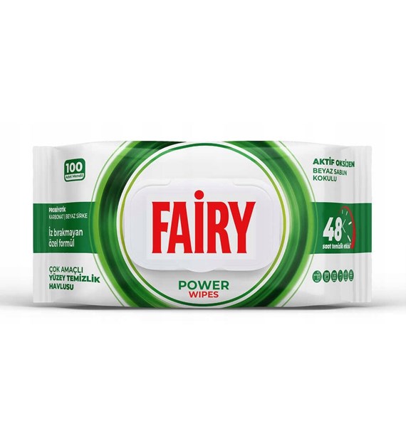 Fairy Chusteczki Uniwersalne Power 100szt