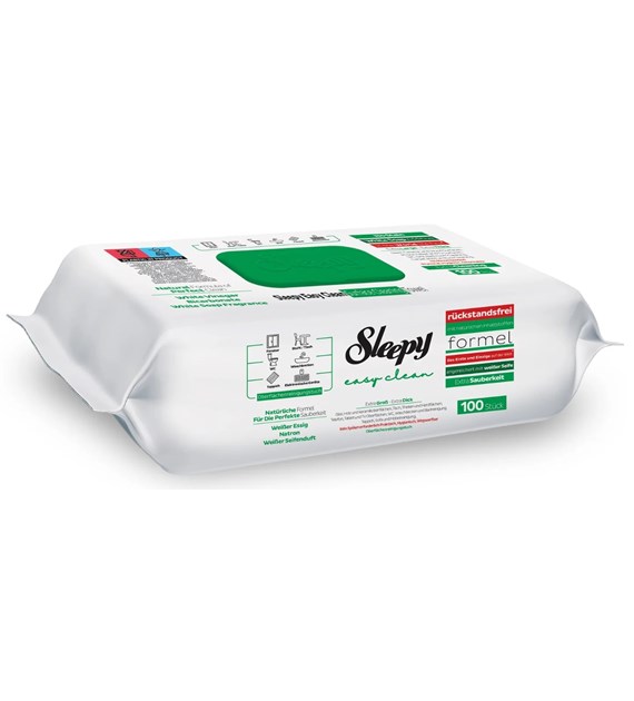 Sleepy Chusteczki Uniwersalne Białe Mydło 100szt