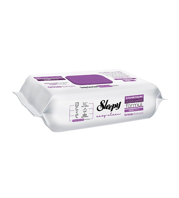 Sleepy Chusteczki Uniwersalne Ogród Orchide 100szt