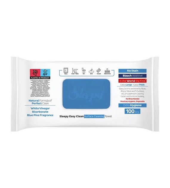 Sleepy Chusteczki Uniwersalne White Vinegar 100szt