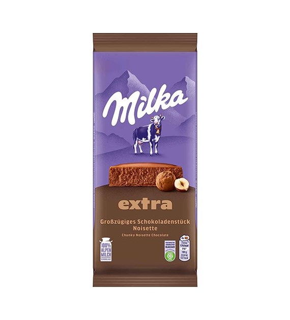 Milka Extra Noisette Czekolada 190g