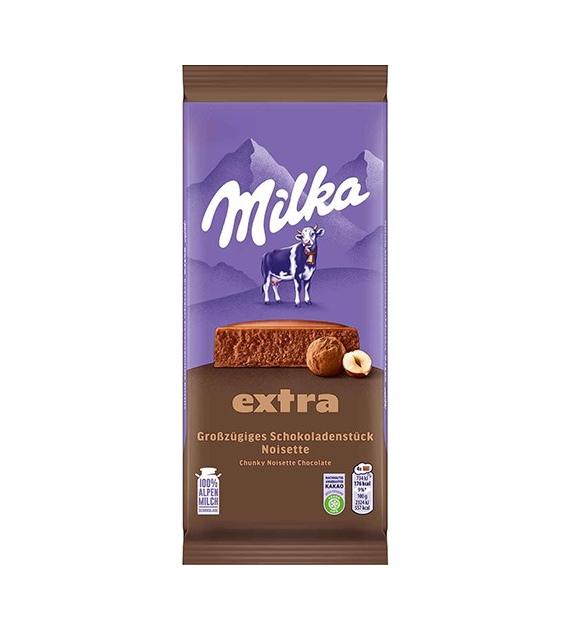 Milka Extra Noisette Czekolada 190g