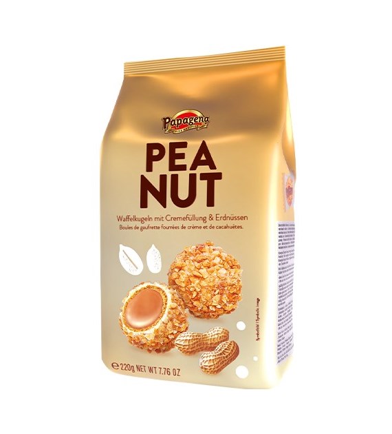 Papagena Peanut Waffelkugeln Kulki 220g