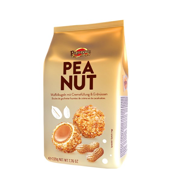 Papagena Peanut Waffelkugeln Kulki 220g