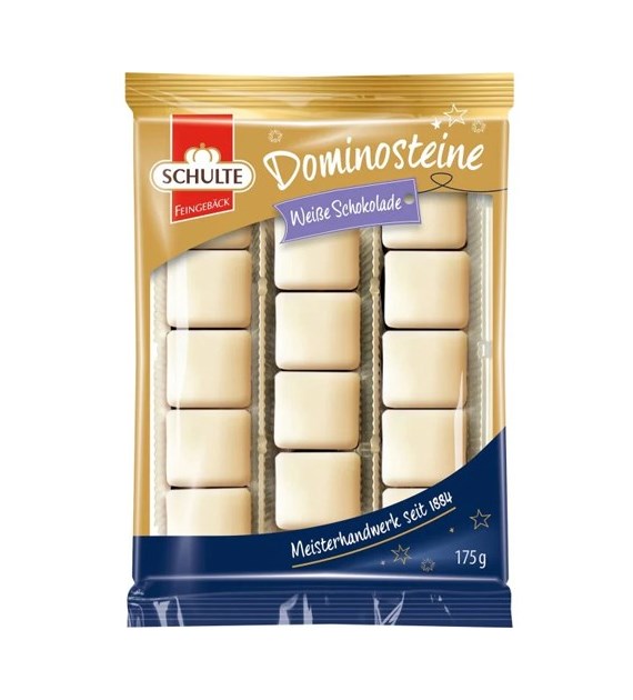 Schulte Domino Steine Weisse Schokolade 175g
