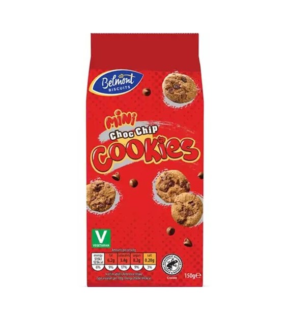 Belmont Mini Choc Chip Cookies Ciastka 150g