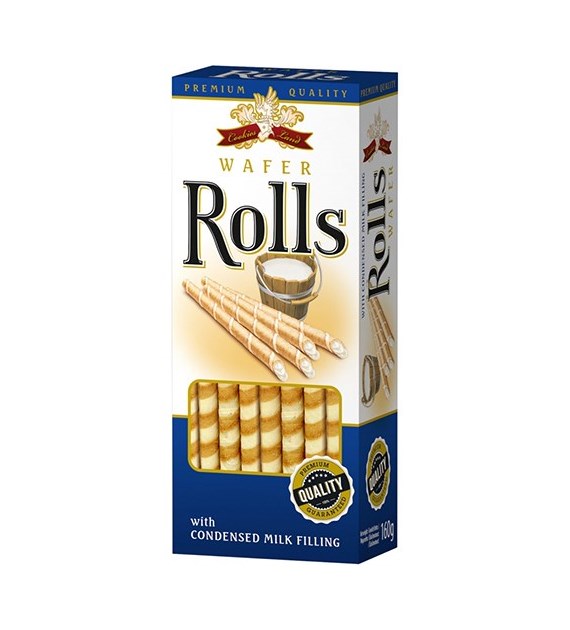 Cookies Land Wafer Rolls Condensed Milk 160g