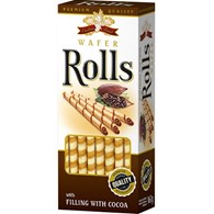 Cookies Land Wafer Rolls Cocoa 160g