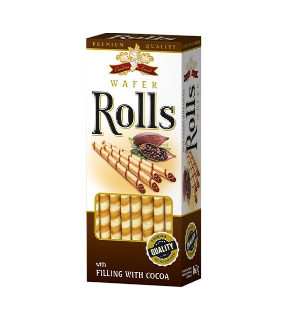 Cookies Land Wafer Rolls Cocoa 160g