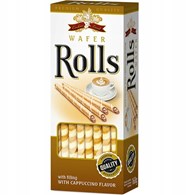 Cookies Land Wafer Rolls Cappuccino 160g